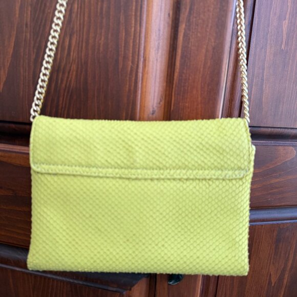 Brian Atwood beautiful leather clutch/crossbody - Picture 3 of 5